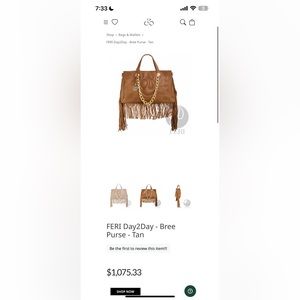 FERI Day2Day - Bree Purse - Tan